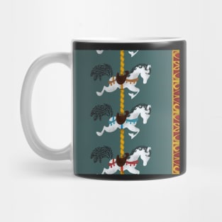 Another Carousel Horse Pattern Mug